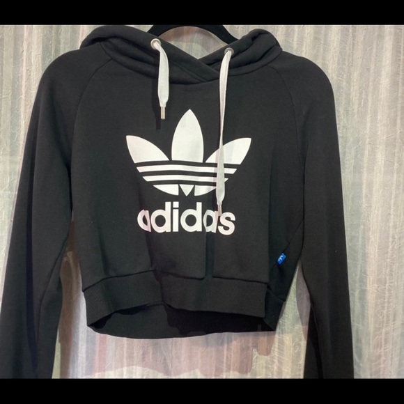 Adidas Cropped Hoodie - Picture 2 of 2